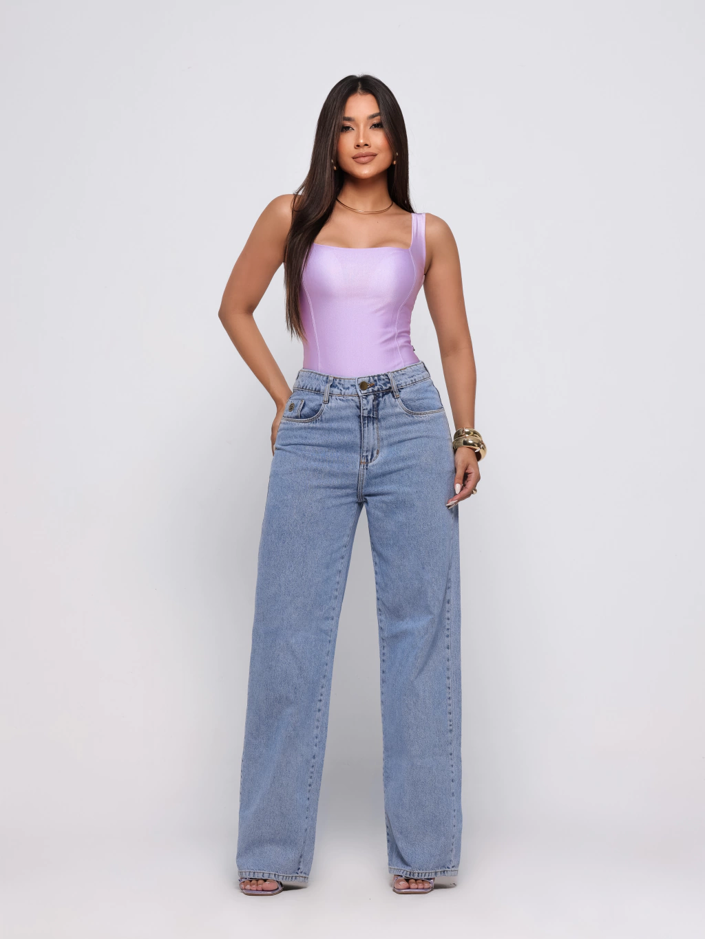 Calça Wide Leg Premium